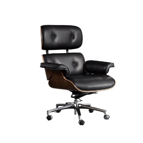 lskdnrufh Chaise Bureau Gaming Stuhl for Boss Studie Premium Ergonomische Büro Stuhl Liege Verstellbare Leder Office Chair von lskdnrufh