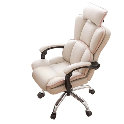lskdnrufh Ergonomischer Büro-Gaming-Stuhl mit hoher Rückenlehne, Drehgelenk for Chef- und Studentenwohnheimstühle von lskdnrufh