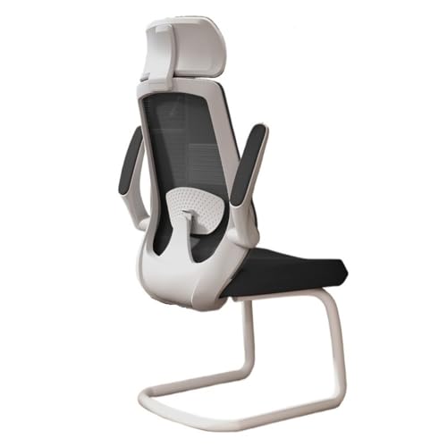 lskdnrufh Handlauf-Lendenwirbelstütze Executive Office Schreibtischstühle Ergonomischer Schreibtischstuhl Einstellbar(White) von lskdnrufh