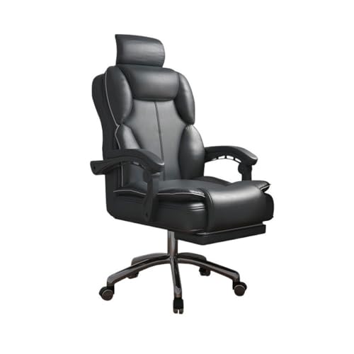 lskdnrufh Hohe Rückenlehne Sitzender Lift Sessel Home Comfort Gaming Stuhl Schlafzimmer Drehsofa Sitz Bürostühle(Black) von lskdnrufh
