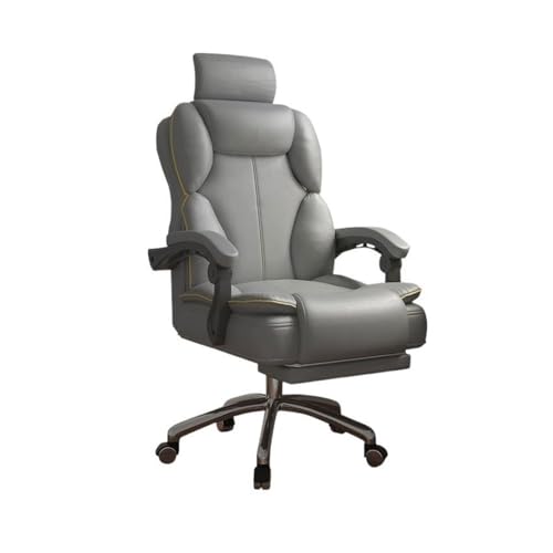 lskdnrufh Hohe Rückenlehne Sitzender Lift Sessel Home Comfort Gaming Stuhl Schlafzimmer Drehsofa Sitz Bürostühle(Gray) von lskdnrufh