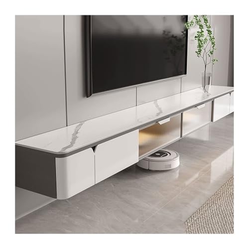 lskdnrufh Home Floating Wandmontage Entertainment Center Floating TV Wandpaneel for Fernseher Theater(Small) von lskdnrufh