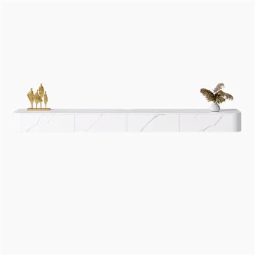 lskdnrufh Rock Panel Schwebendes TV-Regal, Wandkonsole, schwebendes Entertainment-Regal, schwebendes Regal for unter Fernseher(Large) von lskdnrufh
