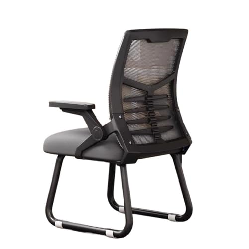 lskdnrufh Schreibtischstühle mit hoher Rückenlehne for Zuhause, Arbeitszimmer, atmungsaktives Mesh, ergonomischer Hocker, Bürostühle, kommerzieller Konferenzstuhl(Gray) von lskdnrufh