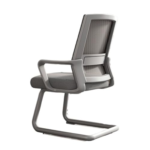 lskdnrufh Schreibtischstühle mit mittlerer Rückenlehne, atmungsaktiver Mesh-Bürostuhl for Zuhause, ergonomische Schreibtischstühle(Gray) von lskdnrufh