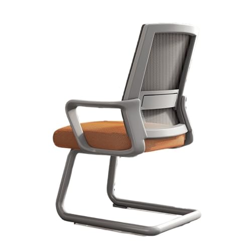 lskdnrufh Schreibtischstühle mit mittlerer Rückenlehne, atmungsaktiver Mesh-Bürostuhl for Zuhause, ergonomische Schreibtischstühle(Orange) von lskdnrufh