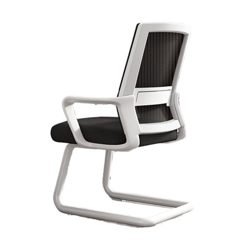 lskdnrufh Schreibtischstühle mit mittlerer Rückenlehne, atmungsaktiver Mesh-Bürostuhl for Zuhause, ergonomische Schreibtischstühle(White) von lskdnrufh