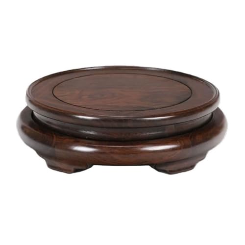 lskdnrufh Vase Display Stand Home Decor Möbel Runde Holz Basis Bonsai mit Bein(Small) von lskdnrufh
