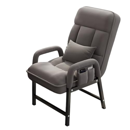 lskdnrufh Wartezimmer Seite Büro Hause Schreibtisch Stuhl Tuch Ergonomische Büros Stühle for Empfang Büro Meeting Konferenz(Gray) von lskdnrufh