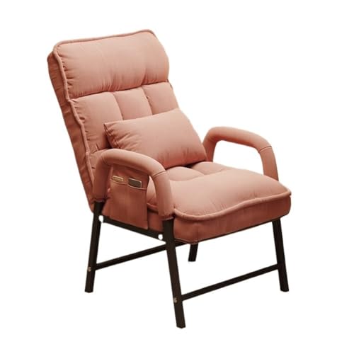 lskdnrufh Wartezimmer Seite Büro Hause Schreibtisch Stuhl Tuch Ergonomische Büros Stühle for Empfang Büro Meeting Konferenz(Pink) von lskdnrufh