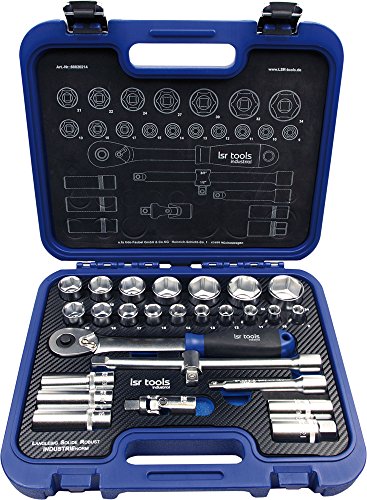 LSR TOOLS Steckschlüsselsatz, 27-teilig, 1/2 Zoll, 1 Stück, 88820214 von lsr tools