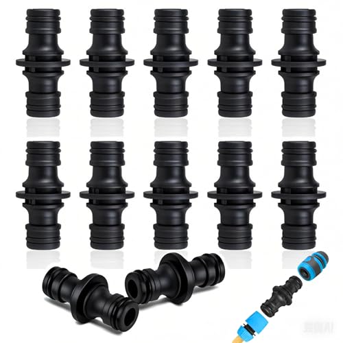 ltoSrfnb 12 Stück Schlauchverbinder, Schlauchverbinder 1/2 Zoll, Schlauchkupplung 1/2 Zoll, Gartenschlauch Verbinder, Für Häufige Demontage Und Wartung, Ideal Für Gartenbewässerung Und Poolwartung von ltoSrfnb