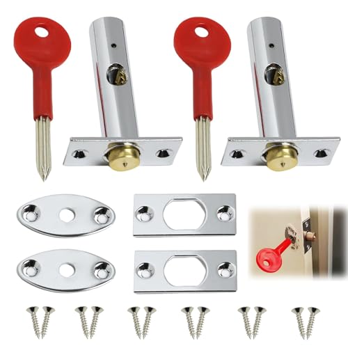 Einsteck-Türschrauben mit Sternschlüsseln, Edelstahl, Diebstahlschutz, verbesserter Schutz für Zuhause und Arbeitsplatz, ideal für Türen und Fenster, inklusive passenden Schrauben, einfach zu von ltteea