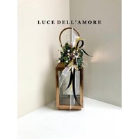 Weiße, Goldene Und Schwarze Laternen-Topper von lucedellamore