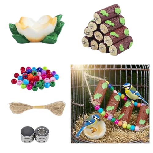 Springspinne Zubehör Springspinne Seil Brücke Kit mit Futternapf Pinzette DIY Harz Klettern Hängebrücke Kleine Reptiliengehege Zubehör Springspinne Zubehör Springspinne Seil Brücke Kit mit Futternapf Pinzette DIY Harz Klettern Hängebrücke Kleine Reptiliengehege Zubehör von luchike