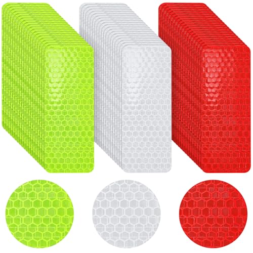 luckaide 60 Stück Reflektorband Selbstklebend, Reflektierendes Klebeband, Reflektierende Aufkleber, Zuschneidbar Warnband Reflektoren Sticker Reflective Tape für Fahrrad Helme kleidung luckaide 60 Stück Reflektorband Selbstklebend, Reflektierendes Klebeband, Reflektierende Aufkleber, Zuschneidbar Warnband Reflektoren Sticker Reflective Tape für Fahrrad Helme kleidung von luckaide