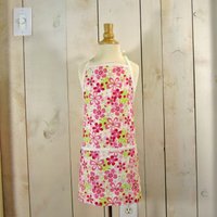Daisy Field Kinderschürze - Wendeschürze, Schürze Mit Taschen, Vollschürze Von Lucky Ducky Designs von luckyduckydesigns