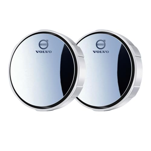 Blind Spot Spiegel kompatibel mit dem Volvo V40 Cross Country 2016-2020 - Rahmen & Saugnapf, 360° Drehbar | HD Konvexglas | Für Auto, SUV & Transporter | Verkehrssicherheit (2er Set),White von luguanglian