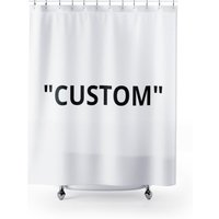 Individuelle Duschvorhang-Anführungszeichen, Personalisierte Spruchmarken Duschvorhänge Individuelle Duschvorhang-Anführungszeichen, Personalisierte Spruchmarken Duschvorhänge von lukassfr