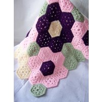 Häkeldecke, Gehäkelte Babydecke, Blumendecke, Neugeborene Häkeldecke, Gehäkelte Babydecke, Blumendecke, Neugeborene von lukesmom6