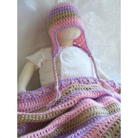 Häkeln Babydecke, Mehrfarbige Häkeln Streifen Babydecke Häkeln Babydecke, Mehrfarbige Häkeln Streifen Babydecke von lukesmom6