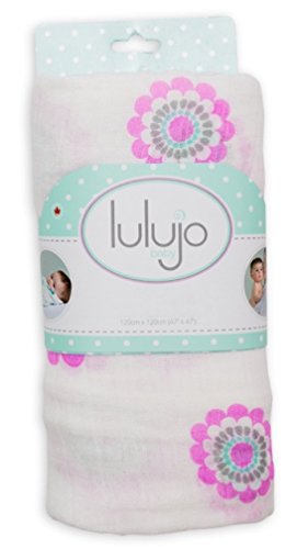 Lulujo Swaddle Mulltücher Baby-Spucktücher Stilltücher mit schönen Motiven von Lulujo