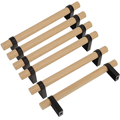 luluxing 6 Stück verstellbare Schrankgriffe aus Holz, unfertige DIY-Griffe, verstellbare Doppelloch-Abstandsgriffe, moderne Hardware-Griffe, Küchenschrank, Schubladen luluxing 6 Stück verstellbare Schrankgriffe aus Holz, unfertige DIY-Griffe, verstellbare Doppelloch-Abstandsgriffe, moderne Hardware-Griffe, Küchenschrank, Schubladen von luluxing