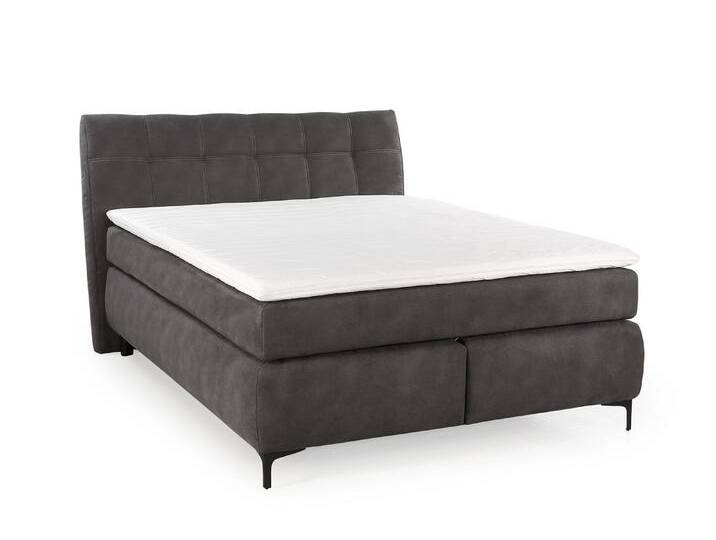 BOXSPRINGBETT 140x200 cm Bonell-Federkernmatratze H2 Topper Mikrofaser Dunkelgrau / 20007 BOXSPRINGBETT 140x200 cm Bonell-Federkernmatratze H2 Topper Mikrofaser Dunkelgrau / 20007 von luma-home