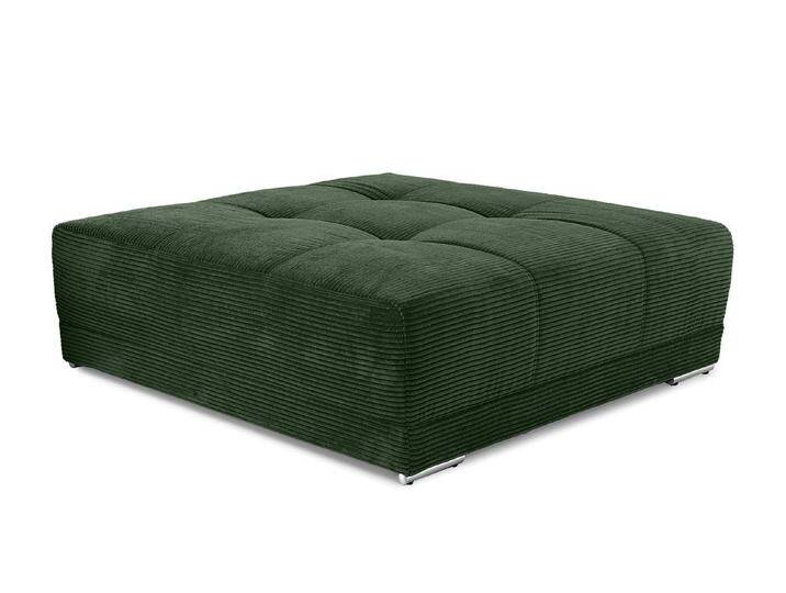 XXL-HOCKER 120x120 cm für BIG-Sofa Federkern Polstersitz Cord in Grün / 15176 XXL-HOCKER 120x120 cm für BIG-Sofa Federkern Polstersitz Cord in Grün / 15176 von luma-home