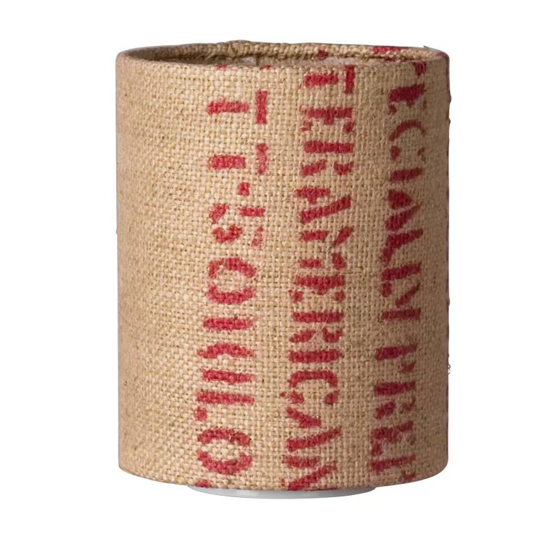 Lumbono Tischleuchte N°17 Perlbohne Aus Kaffeesack Tischlampe Lampe Leuchte Spot B-Ware von lumbono