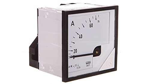 Analoges Amperemeter 72 x 72 N IP50 C41 75A 75/5 Arbeitsposition C3 K = 90 Stück frei KJ EA17N C414000000 von lumel