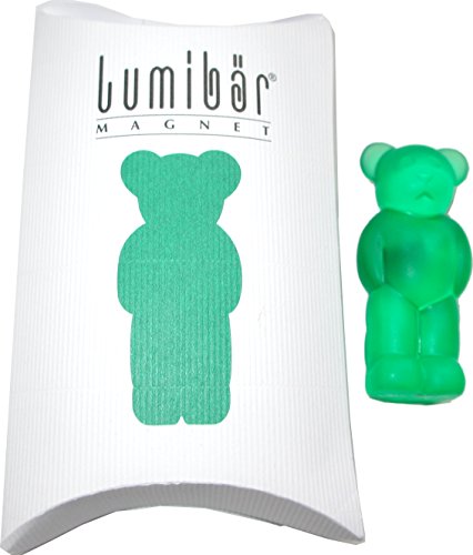 lumibaer Magnet/Magnetclip, Translucent (Gruen) von lumibaer