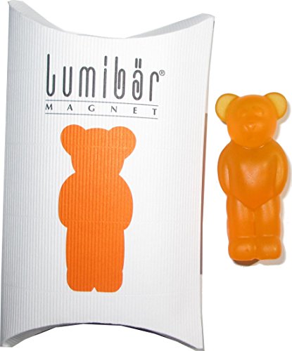 lumibaer Magnet/Magnetclip, Translucent (orange) von lumibaer