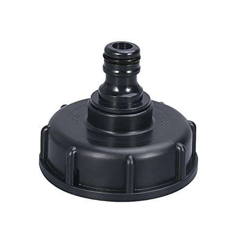 luminiu Wasserhahn-Adapter, IBC Tank Tap Adapter Gartenschlauch Verbinder Plastik Wasser Schlauch Rohr Adapter Teile Für Ersatzventilanschlüsse von Guoml