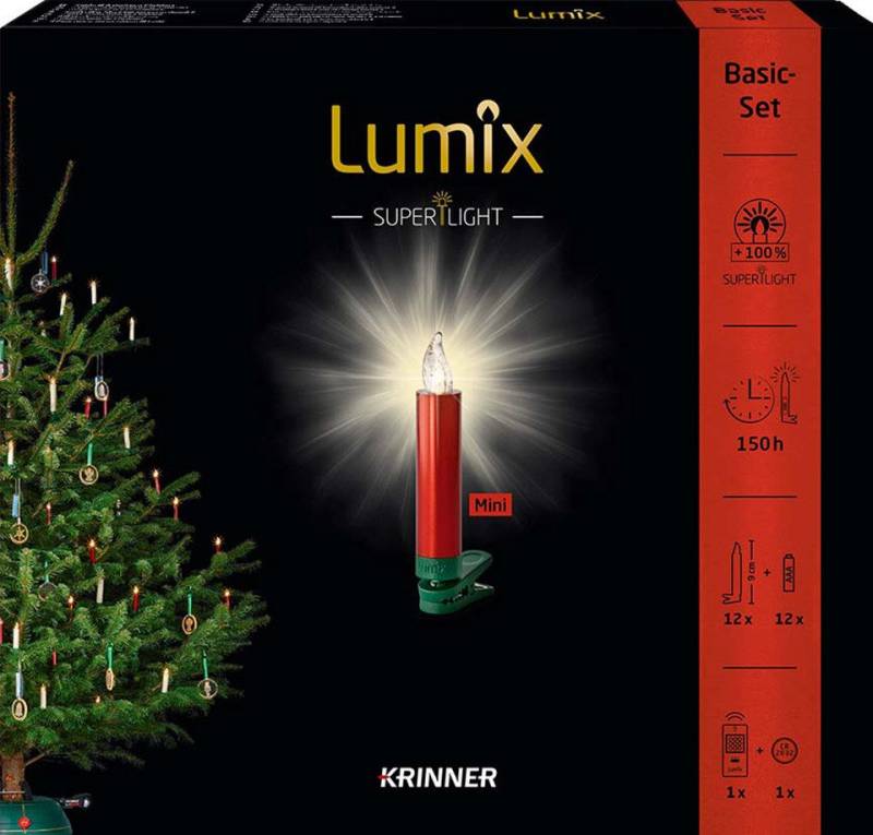 lumix LED-Christbaumkerzen LUMIX SuperLight Metallic Rot Mini Basis lumix LED-Christbaumkerzen LUMIX SuperLight Metallic Rot Mini Basis von lumix
