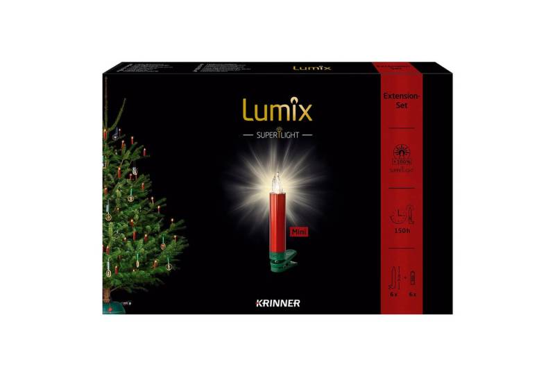 lumix LED-Christbaumkerzen LUMIX SuperLight Metallic Rot Mini Erweiterung lumix LED-Christbaumkerzen LUMIX SuperLight Metallic Rot Mini Erweiterung von lumix