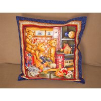 Bedrucktes Kissenmuster Drei Teddybären Bedrucktes Kissenmuster Drei Teddybären von luniversdeTriscia