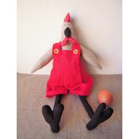 Henne Aus Leinen Und Baumwolle von luniversdeTriscia