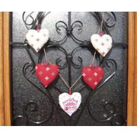 Weihnachtsgirlande, 5 Herzen Weihnachtsgirlande, 5 Herzen von luniversdeTriscia