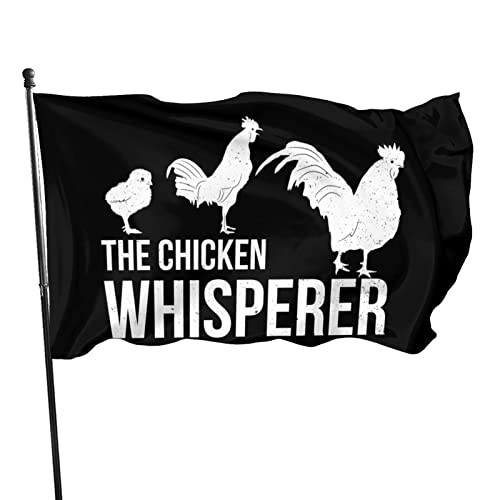 The Chicken Whisperer 3x5 Ft Garten Hof Haus Flagge Indoor und Outdoor Sport Dekoration von luoheyinbangshangmaoyouxiangongsi