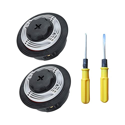 luolety Autocut C6-2 Fadenkopf Rasentrimmer, 2 Stück Dual Line Trimmerkopf Rasentrimmerfäden Grasschneidekopf Spulen für Stihl 4006-710-2126 C5-2 FS38 FS40 FS45 FS50 luolety Autocut C6-2 Fadenkopf Rasentrimmer, 2 Stück Dual Line Trimmerkopf Rasentrimmerfäden Grasschneidekopf Spulen für Stihl 4006-710-2126 C5-2 FS38 FS40 FS45 FS50 von luolety