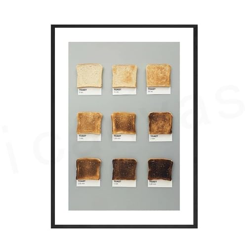 Moderne Küche Bäckerei Wandkunst Bilder Kaffee Tönen Poster Toast Print Canvas Malerei Nordic Interieur Wohnkultur(Color:A,Size:40x50cm No Frame) von luose