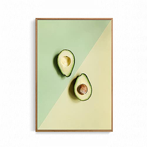 Obst avocado poster food drucken gemüse wandkunst home artwork nordic moderne dekoration leinwand bilder für küchendekor (Color : 5, Size : 40x60 CM UNframed) von luose