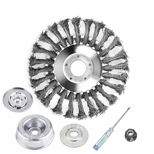 6Zoll-Bürste für Unkrautbekämpfung Drahtbürste für Freischneider Unkrautbekämpfungs-Verbindungsbürste, 25,4 mm Innendurchmesser, 150 cm Durchmesser, effektiv beim Entfernen von Unkraut und Moos. 6Zoll-Bürste für Unkrautbekämpfung Drahtbürste für Freischneider Unkrautbekämpfungs-Verbindungsbürste, 25,4 mm Innendurchmesser, 150 cm Durchmesser, effektiv beim Entfernen von Unkraut und Moos. von luoshuangfei