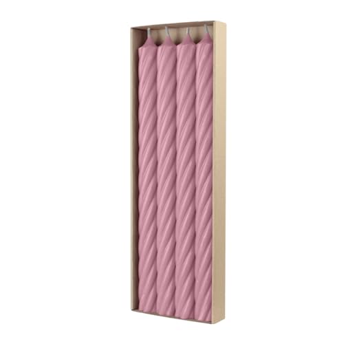 luterna Stabkerzen aus Paraffin, RUSTIC TWIST, 350/28 mm, Antikrosa, WENZEL, Brenndauer ca. 20h, 4 Stück pro Verpackung luterna Stabkerzen aus Paraffin, RUSTIC TWIST, 350/28 mm, Antikrosa, WENZEL, Brenndauer ca. 20h, 4 Stück pro Verpackung von luterna
