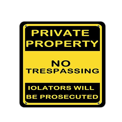 lutieger Metallschild mit Aufschrift "No Trespassing", personalisierbar, für Esszimmer, Pubs, Club, Terrasse, 30,5 x 30,5 cm, Aufschrift "No Soliciting Offenders Prosecuted Farmhouse lutieger Metallschild mit Aufschrift "No Trespassing", personalisierbar, für Esszimmer, Pubs, Club, Terrasse, 30,5 x 30,5 cm, Aufschrift "No Soliciting Offenders Prosecuted Farmhouse von lutieger
