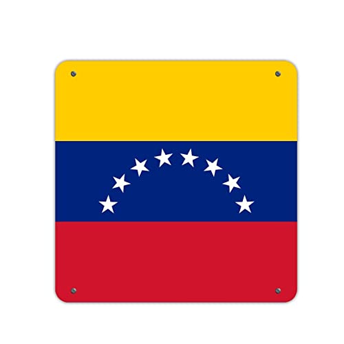 lutieger Venezuela Retro-Metall-Blechschild für Hof, Außenkabine, 30,5 x 30,5 cm, rustikales Metall-Blechschild für Terrasse, Garage, Schilder lutieger Venezuela Retro-Metall-Blechschild für Hof, Außenkabine, 30,5 x 30,5 cm, rustikales Metall-Blechschild für Terrasse, Garage, Schilder von lutieger