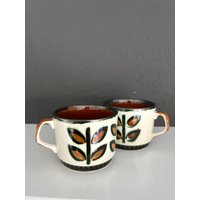 Vintage Boch Belgien Rambouillet Kaffeetasse, Made in Belgium, Mcm Kaffeetasse von luvieduvievintage