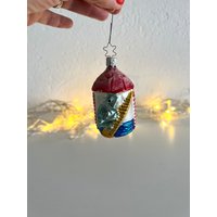 Vintage Inge Glas Glasfrosch Weihnachtsschmuck von luvieduvievintage