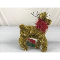 Miniatur Tinsel Rentier Shaped Tischdekoration Nwt Miniatur Tinsel Rentier Shaped Tischdekoration Nwt von luvredford